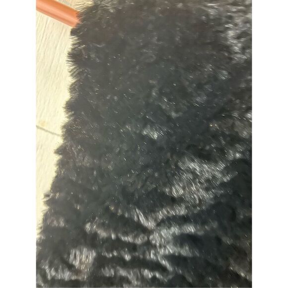 Alfred Dunn woman 16w zipper faux fur sweater vest black rn#19232 - Picture 3 of 8